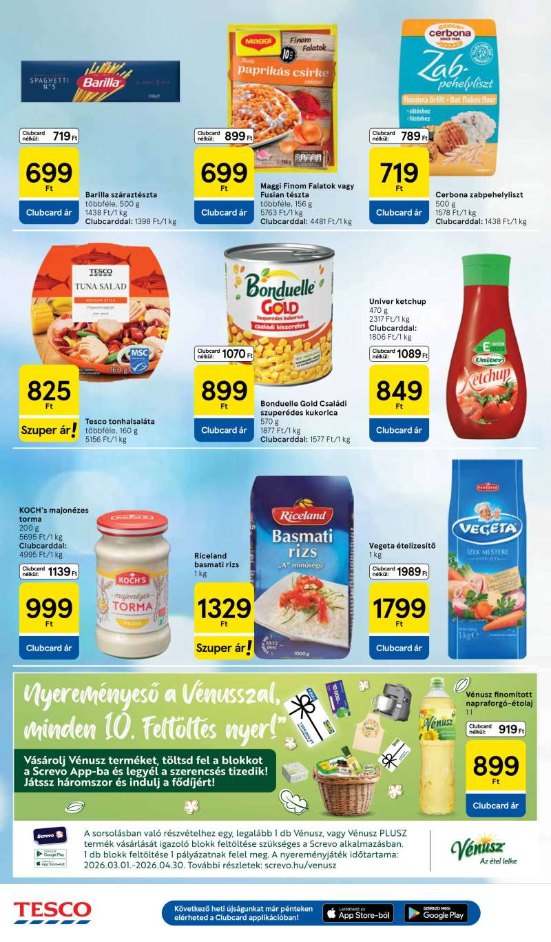 Tesco Akciós Újság Hipermarket 20 oldal
