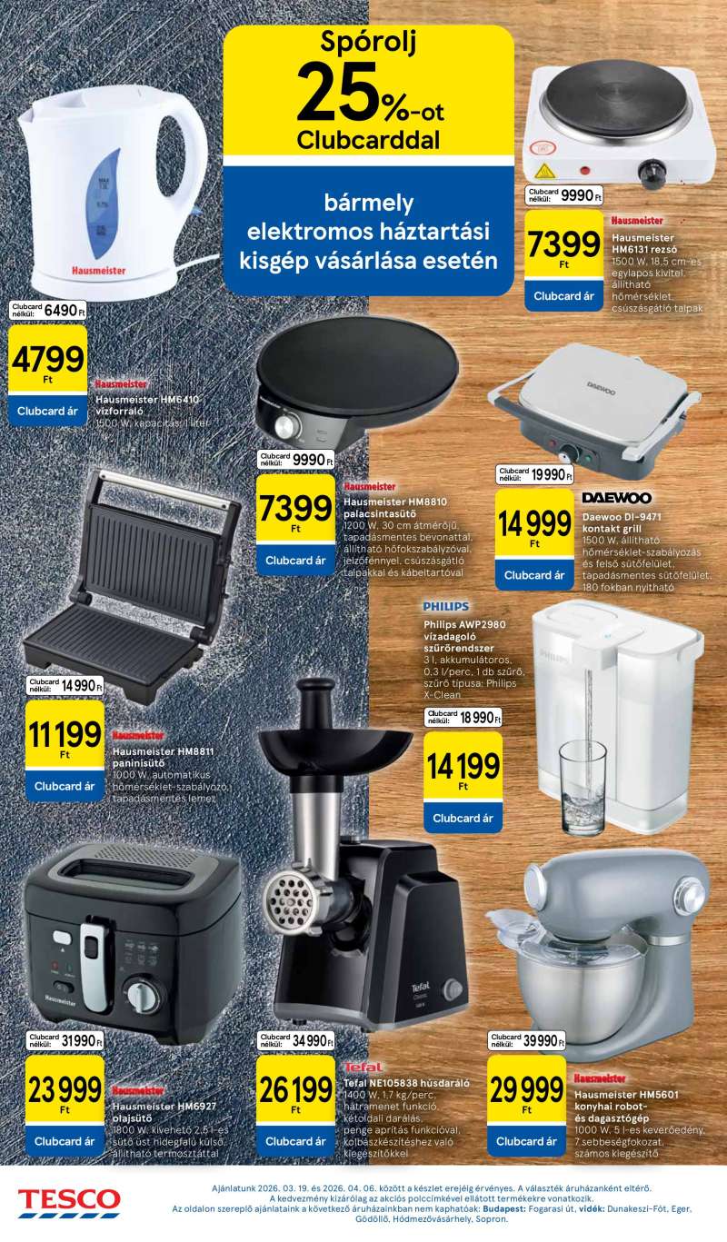 Tesco Akciós Újság Hipermarket 36 oldal