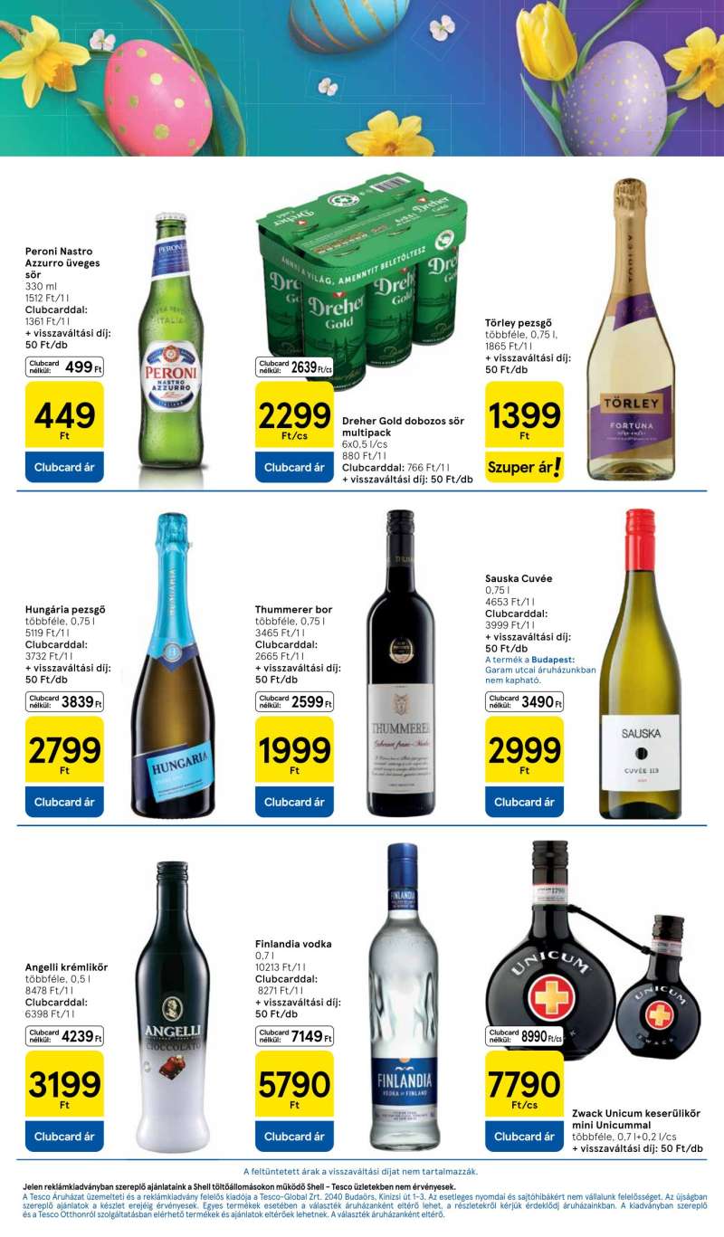 Tesco Akciós Újság Szupermarket 5 oldal