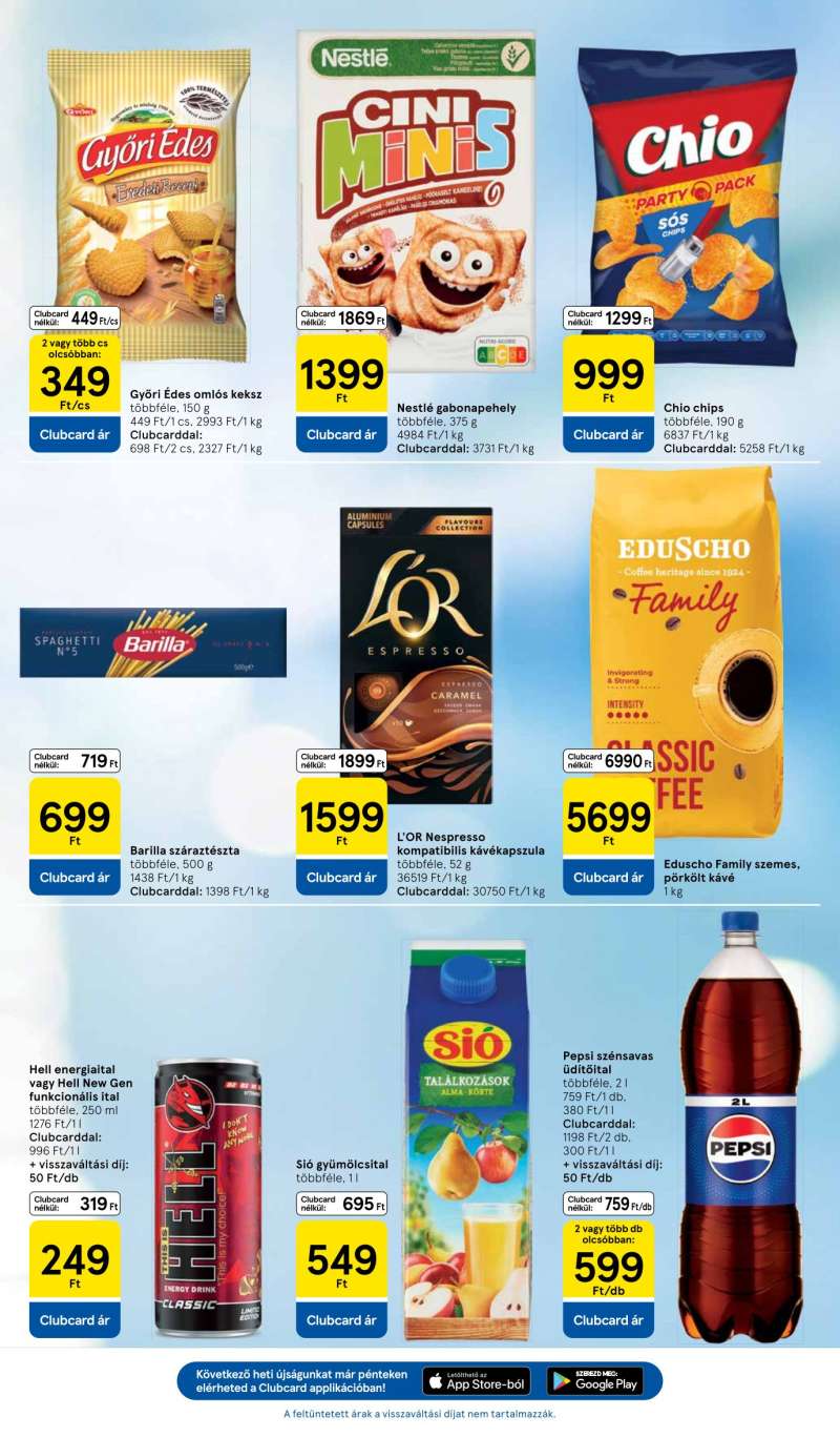 Tesco Akciós Újság Szupermarket 7 oldal