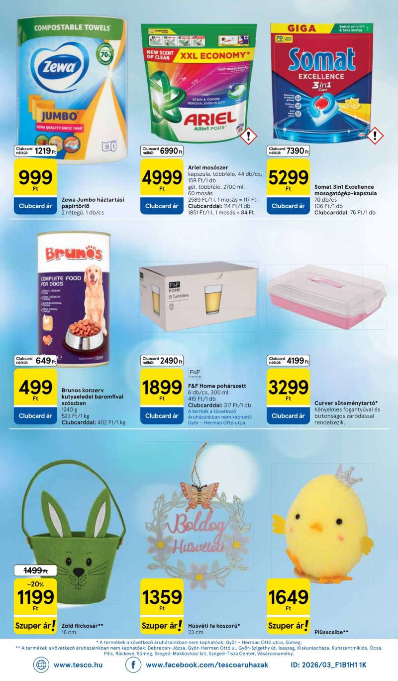 Tesco Akciós Újság Szupermarket 8 oldal