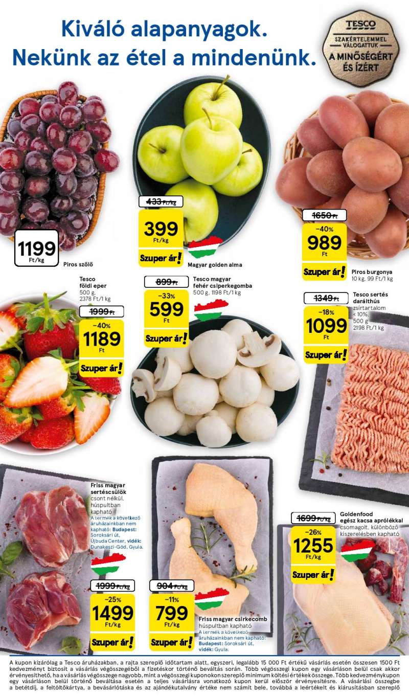 Tesco Akciós Újság 2 oldal