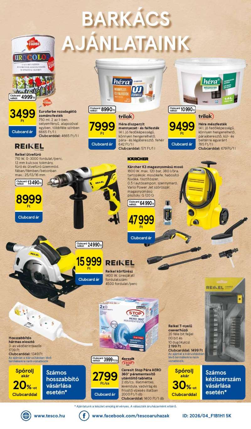 Tesco Akciós Újság 36 oldal