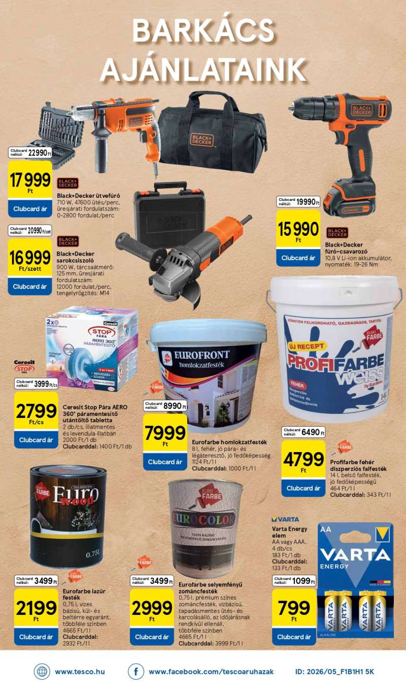 Tesco Hipermarket Akciós Újság 37 oldal