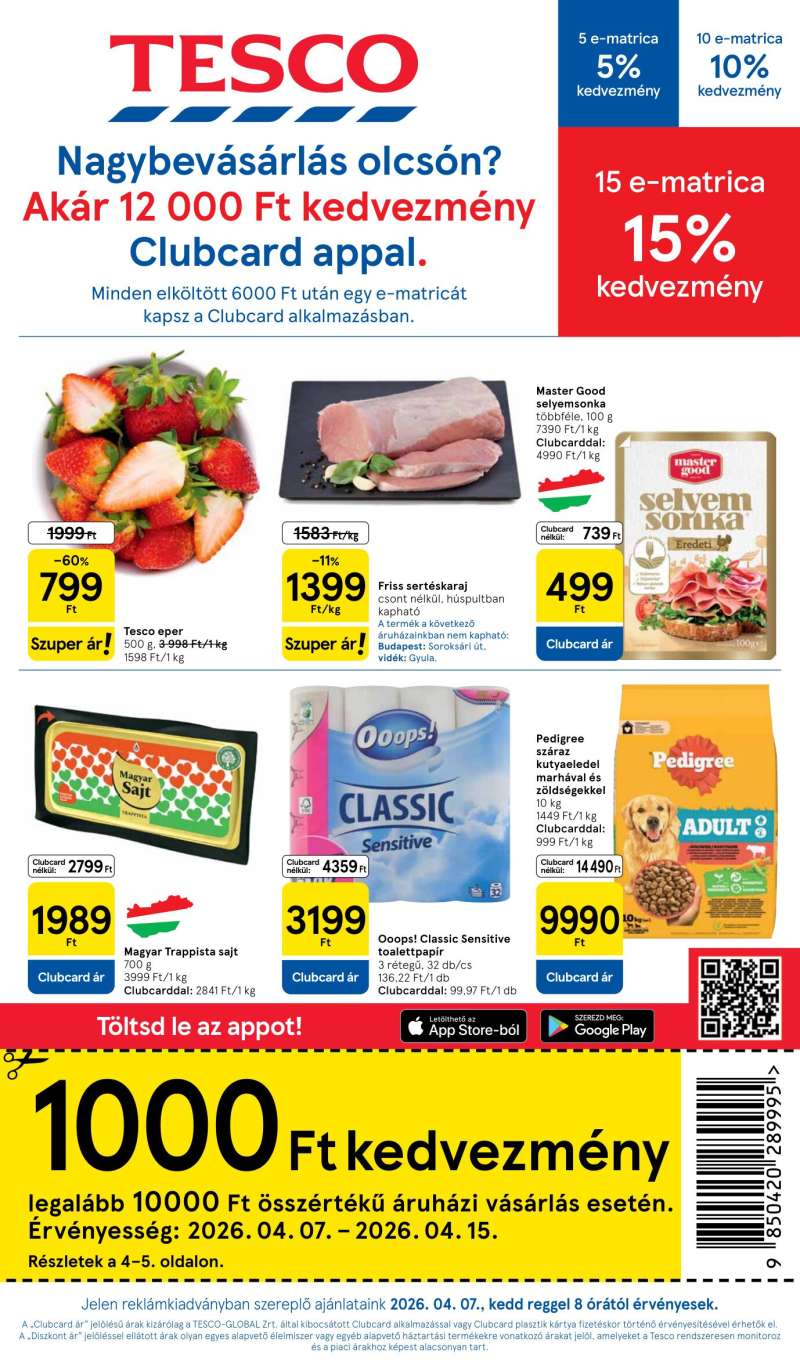 Tesco Akciós Újság Hipermarket 1 oldal