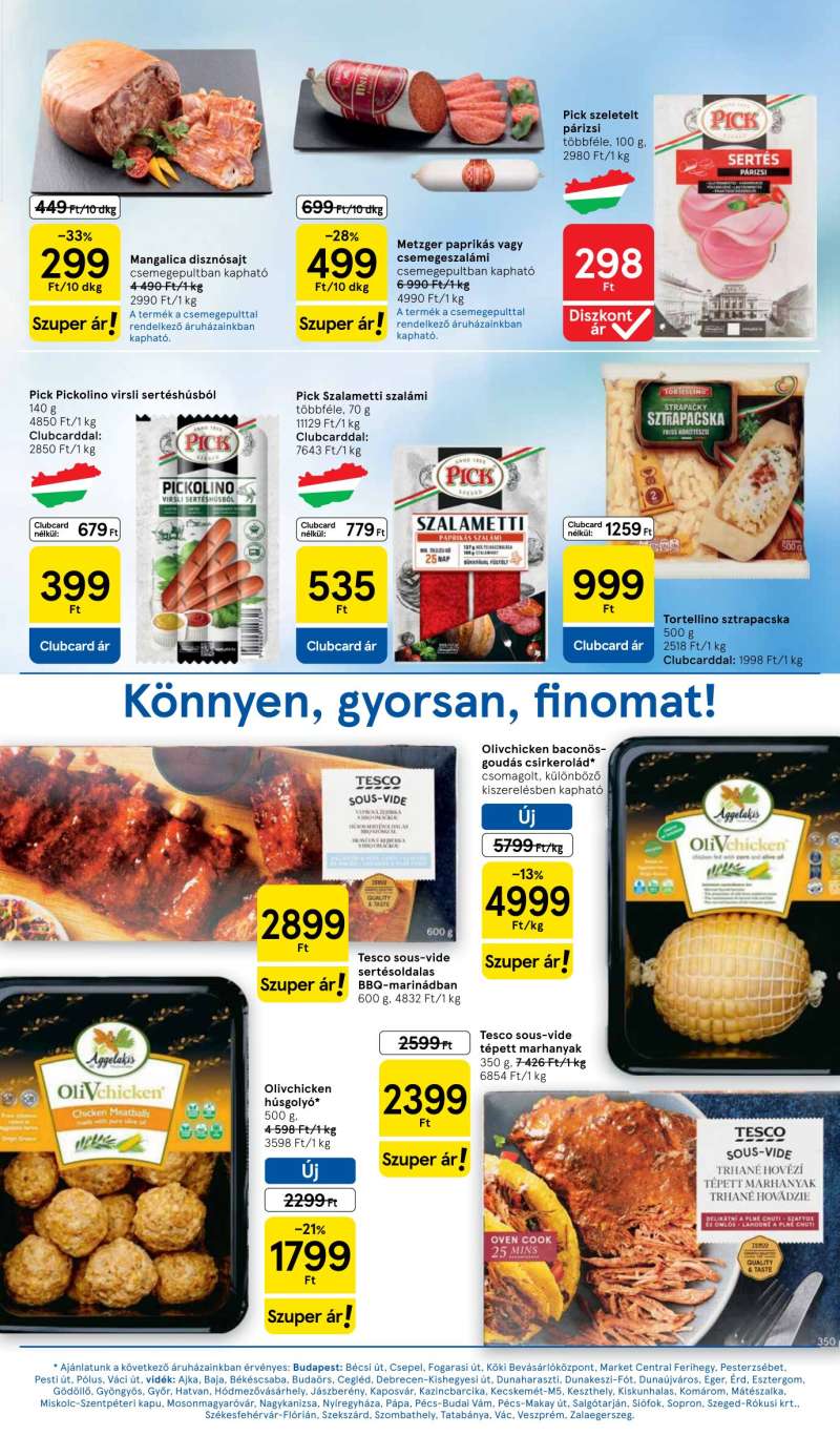 Tesco Akciós Újság Hipermarket 3 oldal