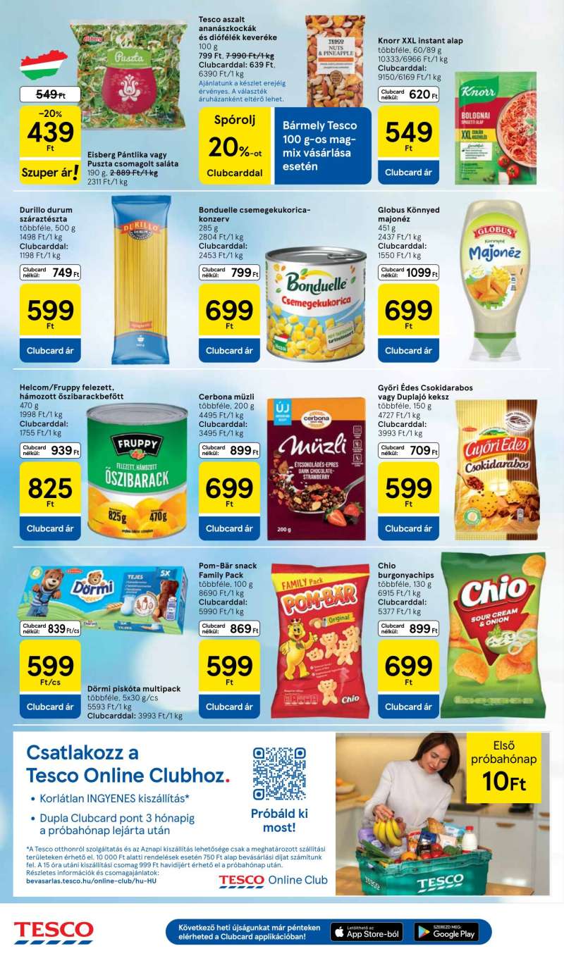 Tesco Akciós Újság Hipermarket 6 oldal