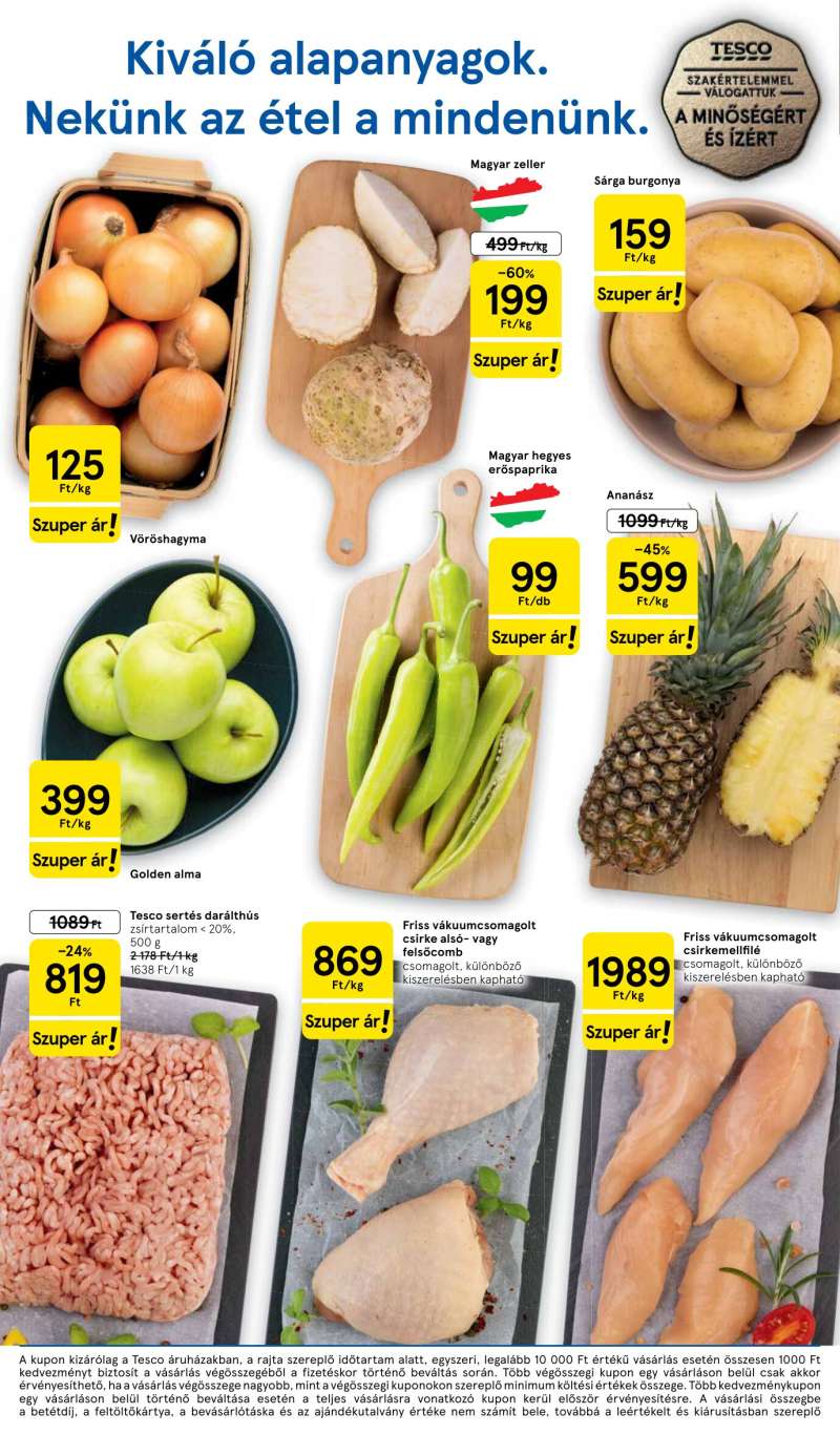 Tesco Akciós Újság Szupermarket 2 oldal