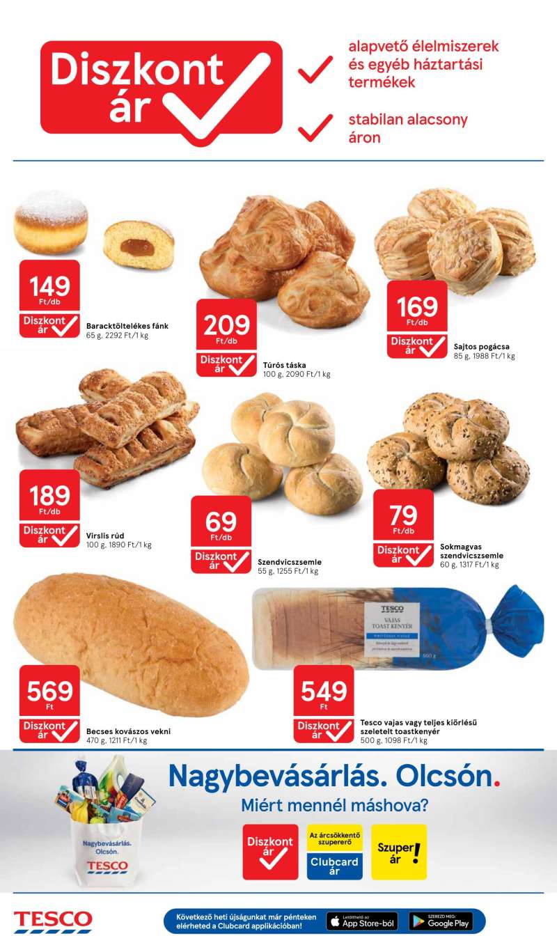 Tesco Akciós Újság Szupermarket 4 oldal
