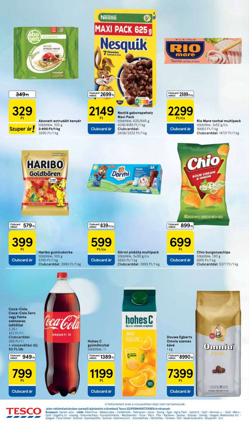 Tesco Akciós Újság Szupermarket 6 oldal