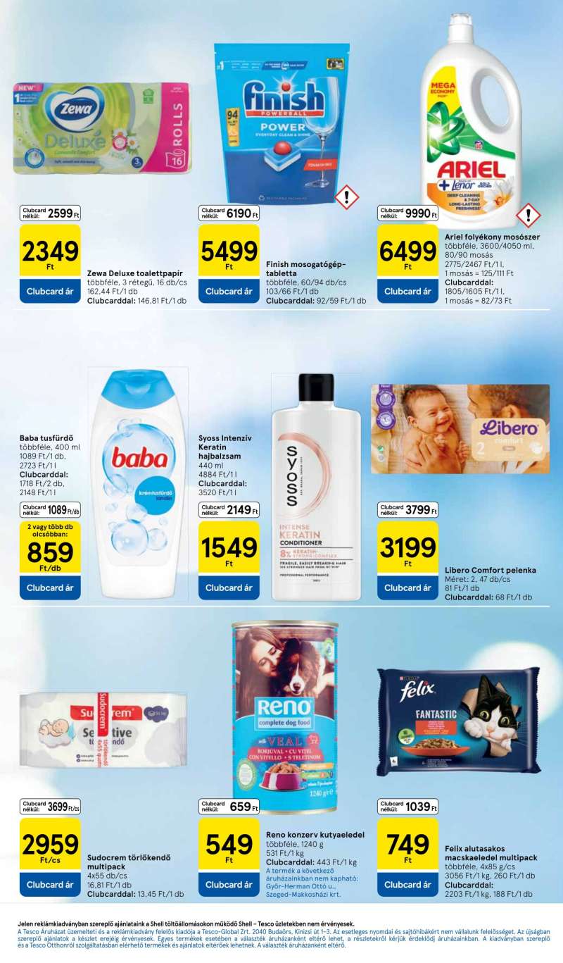 Tesco Akciós Újság Szupermarket 7 oldal