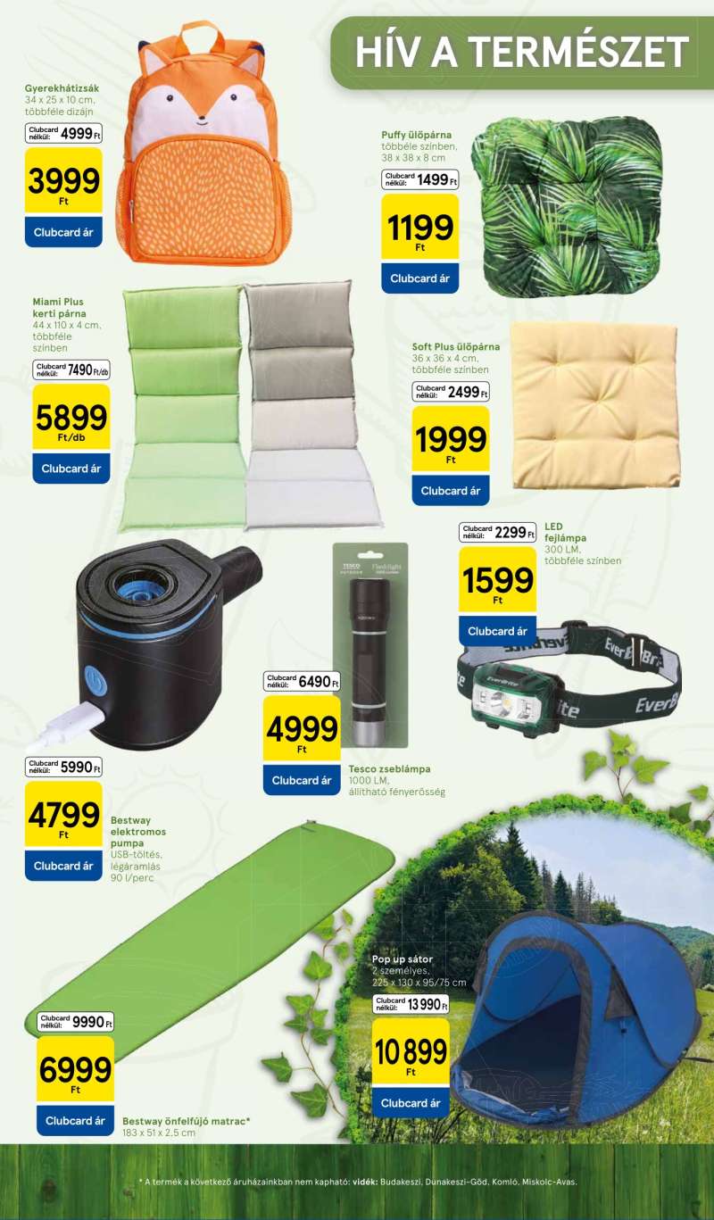 Tesco Akciós Újság 3 oldal