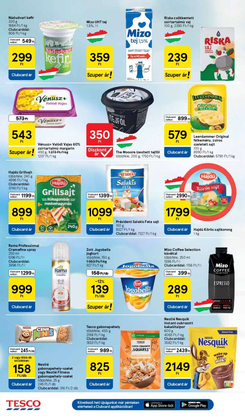 Tesco Akciós Újság 4 oldal