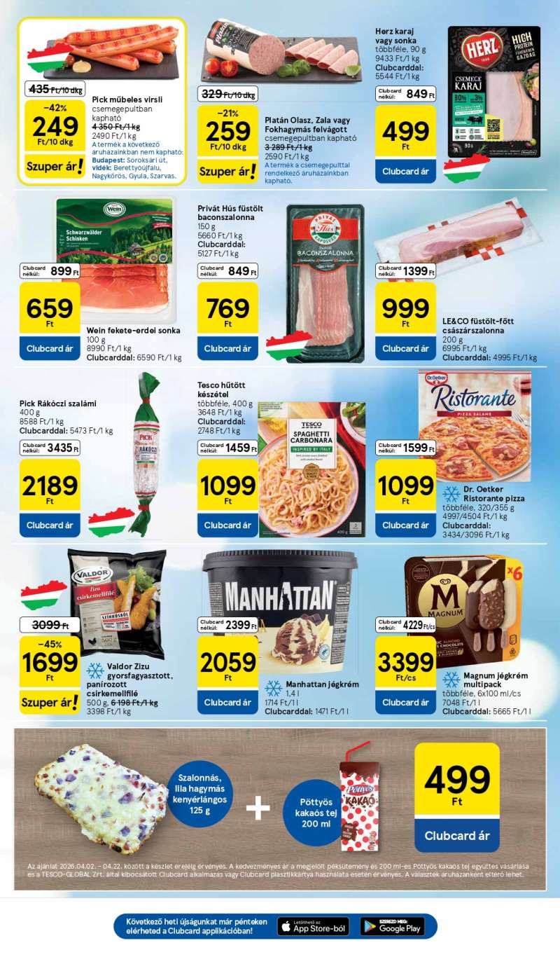 Tesco Akciós Újság 3 oldal