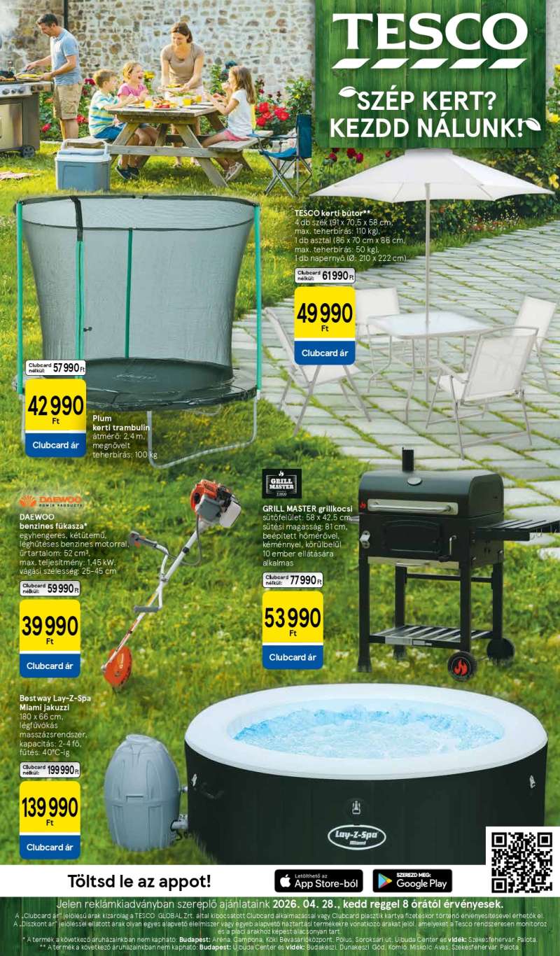 Tesco Kert Katalógus 1 oldal