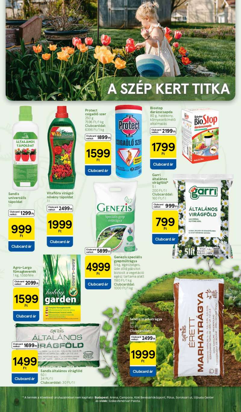 Tesco Kert Katalógus 11 oldal