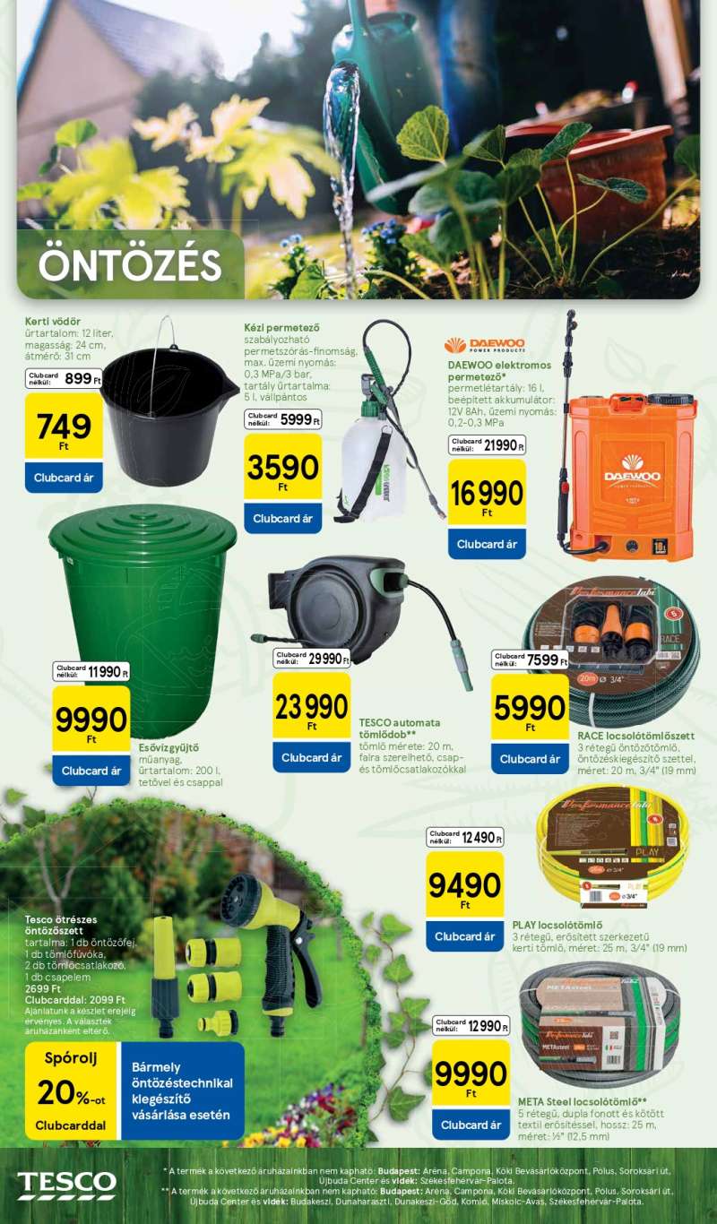 Tesco Kert Katalógus 8 oldal