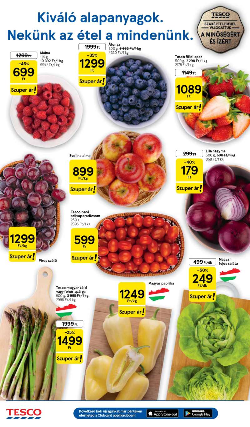 Tesco Akciós Újság Szupermarket 2 oldal
