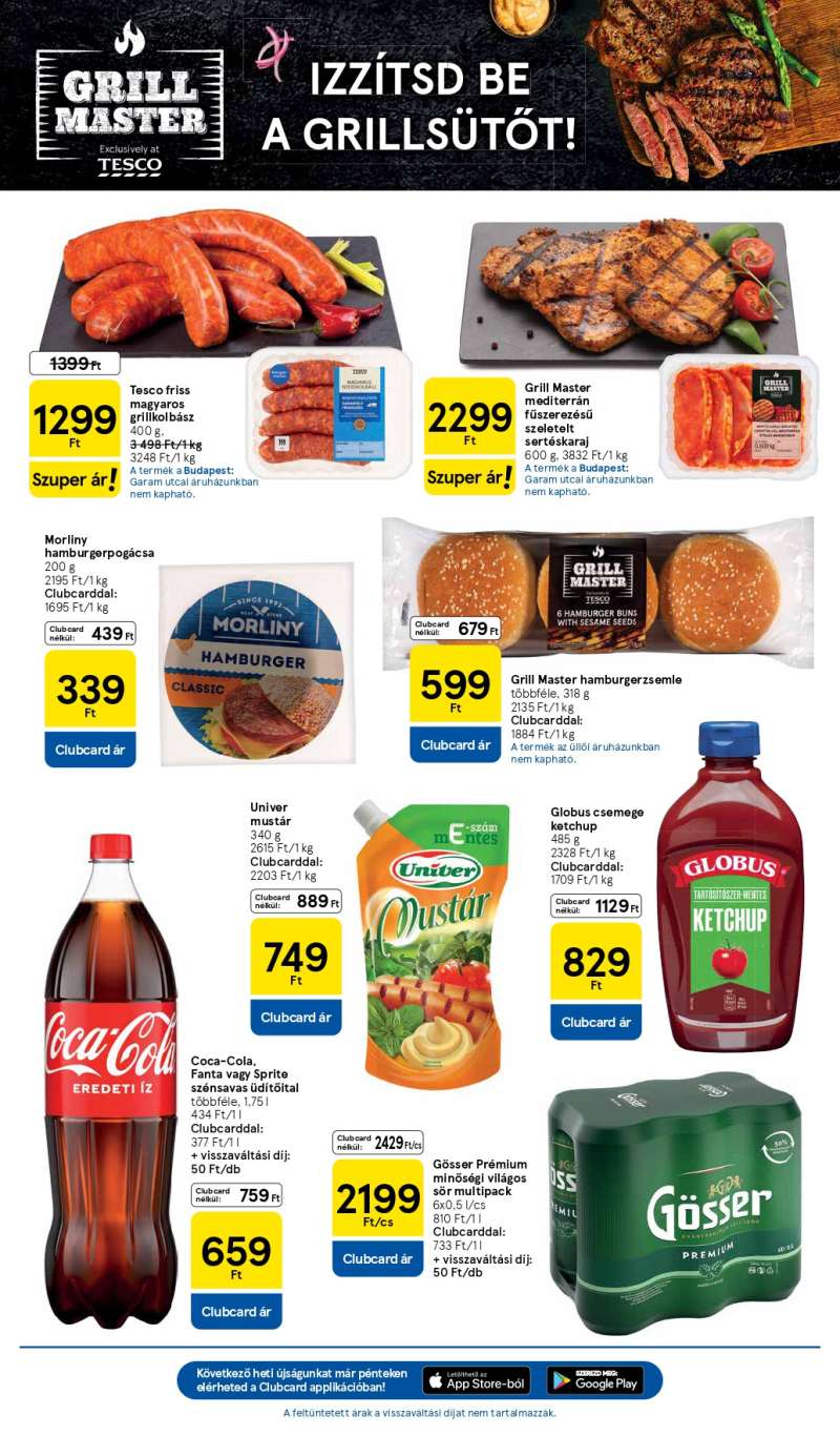 Tesco Akciós Újság Szupermarket 3 oldal
