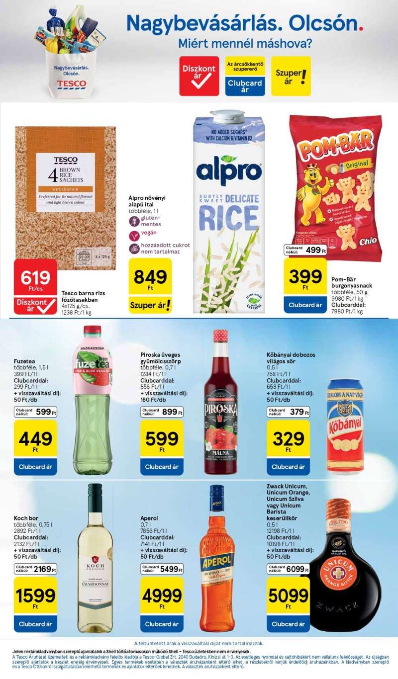 Tesco Akciós Újság Szupermarket 7 oldal