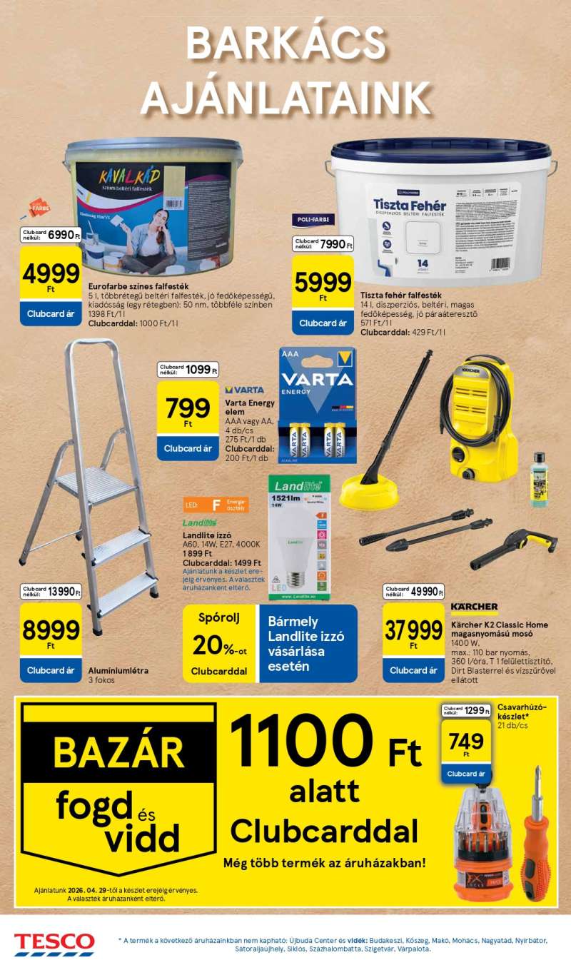 Tesco Hipermarket Akciós Újság 14 oldal