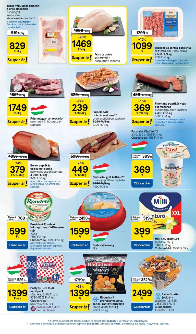 Tesco Hipermarket Akciós Újság 3 oldal