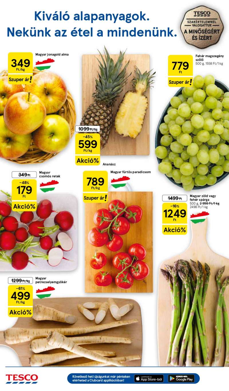 Tesco Akciós Újság 2 oldal