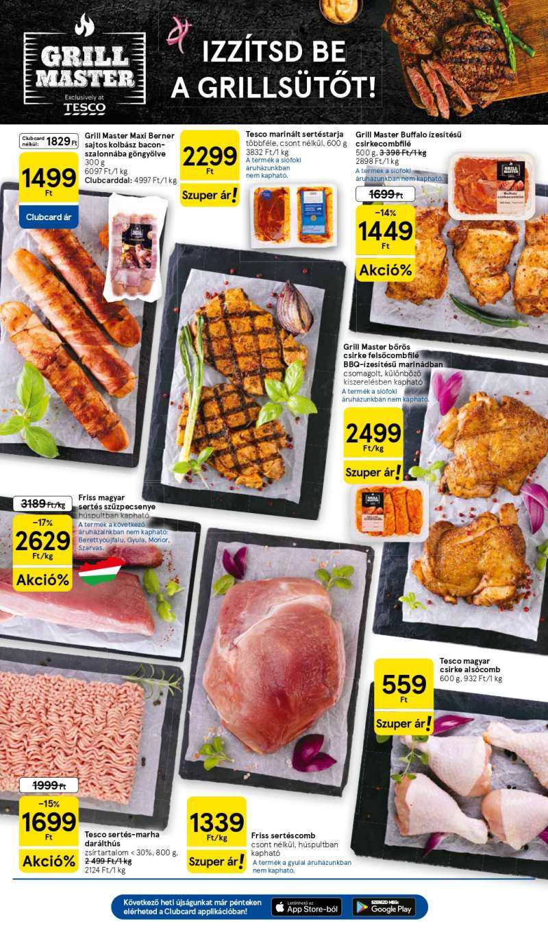 Tesco Akciós Újság 3 oldal