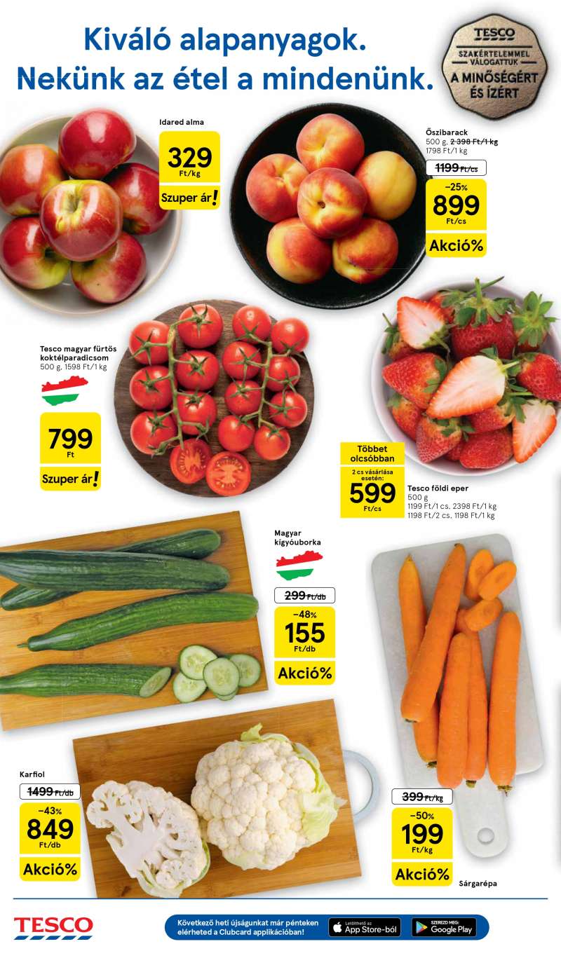 Tesco Akciós Újság 2 oldal