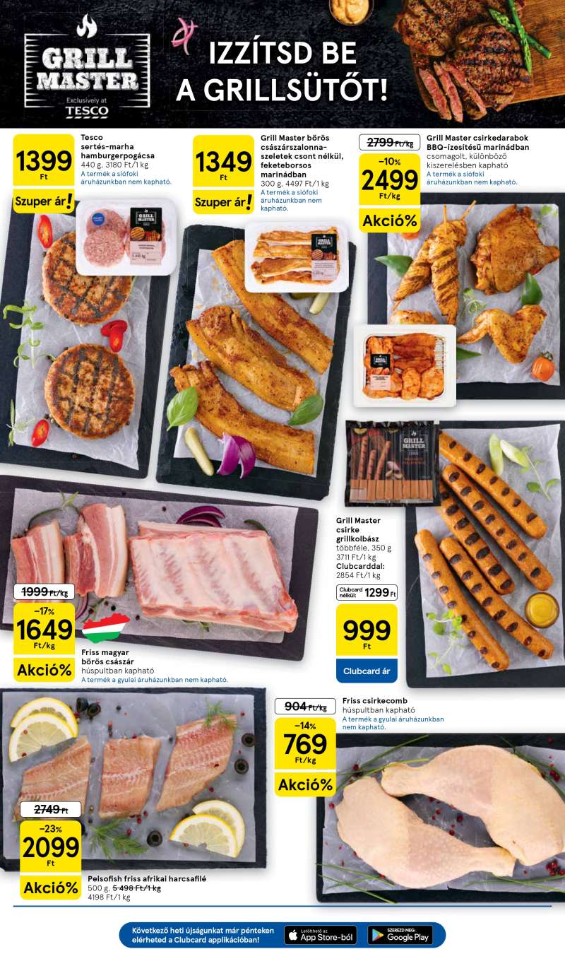 Tesco Akciós Újság 3 oldal