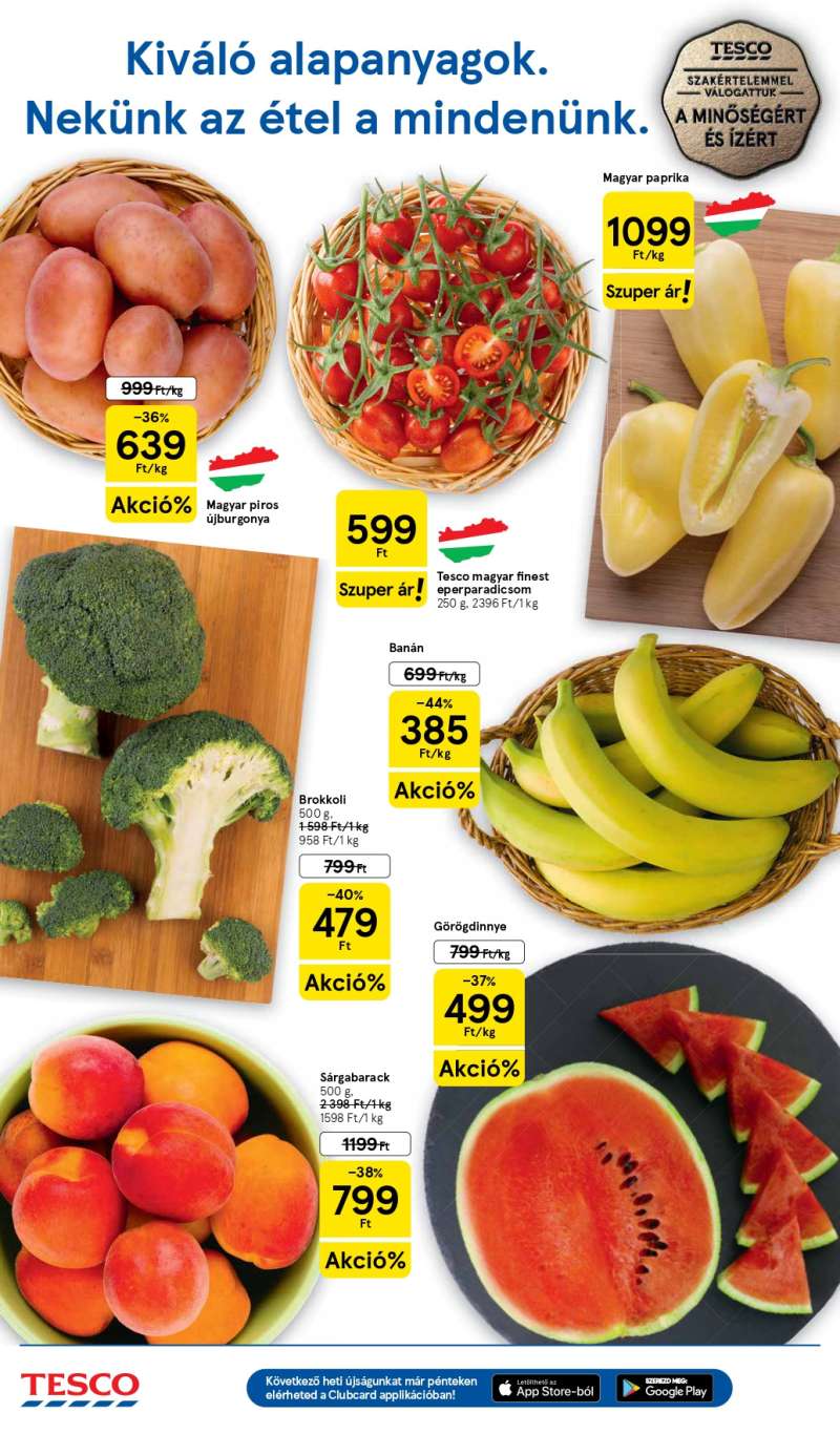 Tesco Akciós Újság 2 oldal