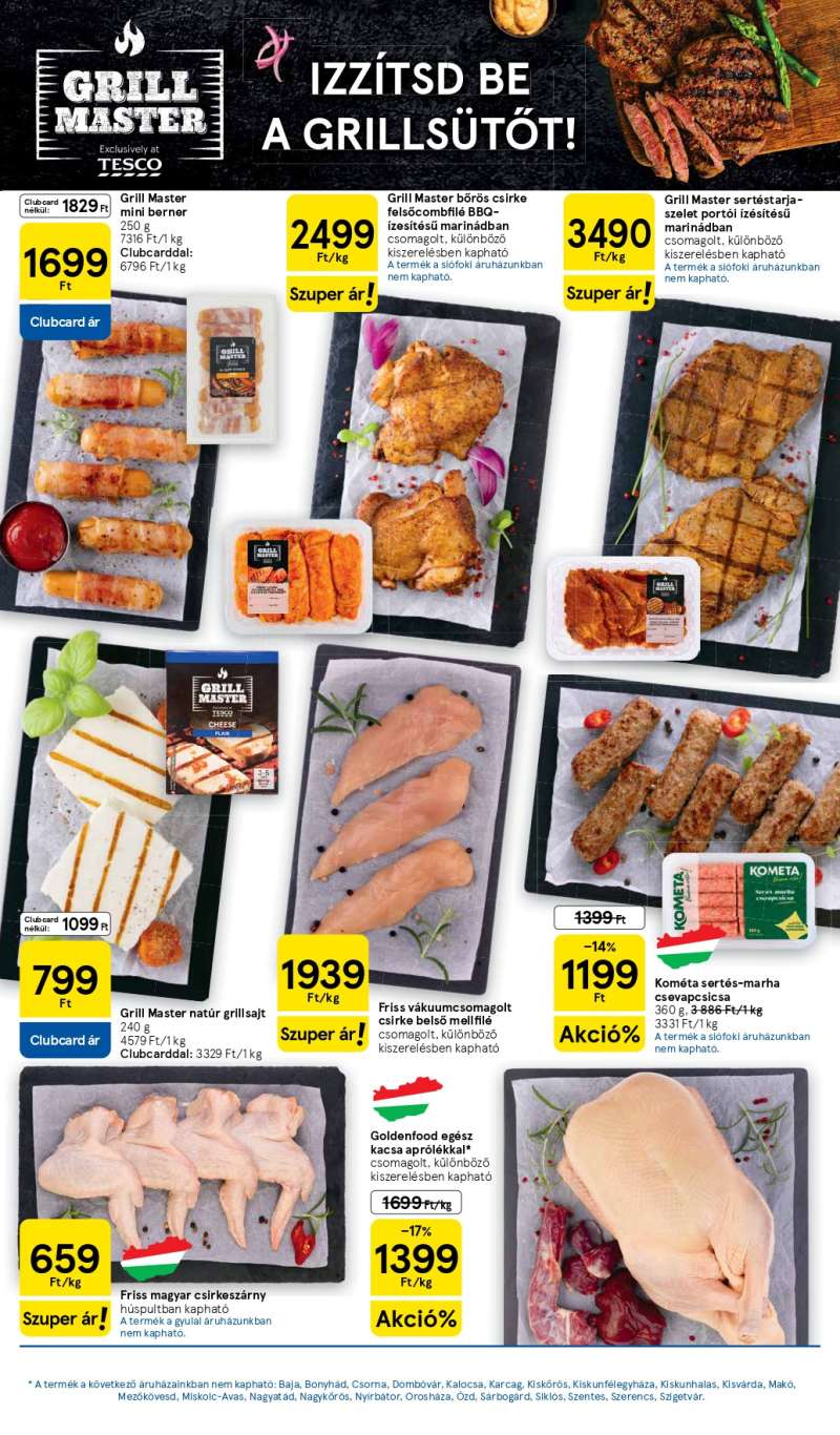 Tesco Akciós Újság 3 oldal