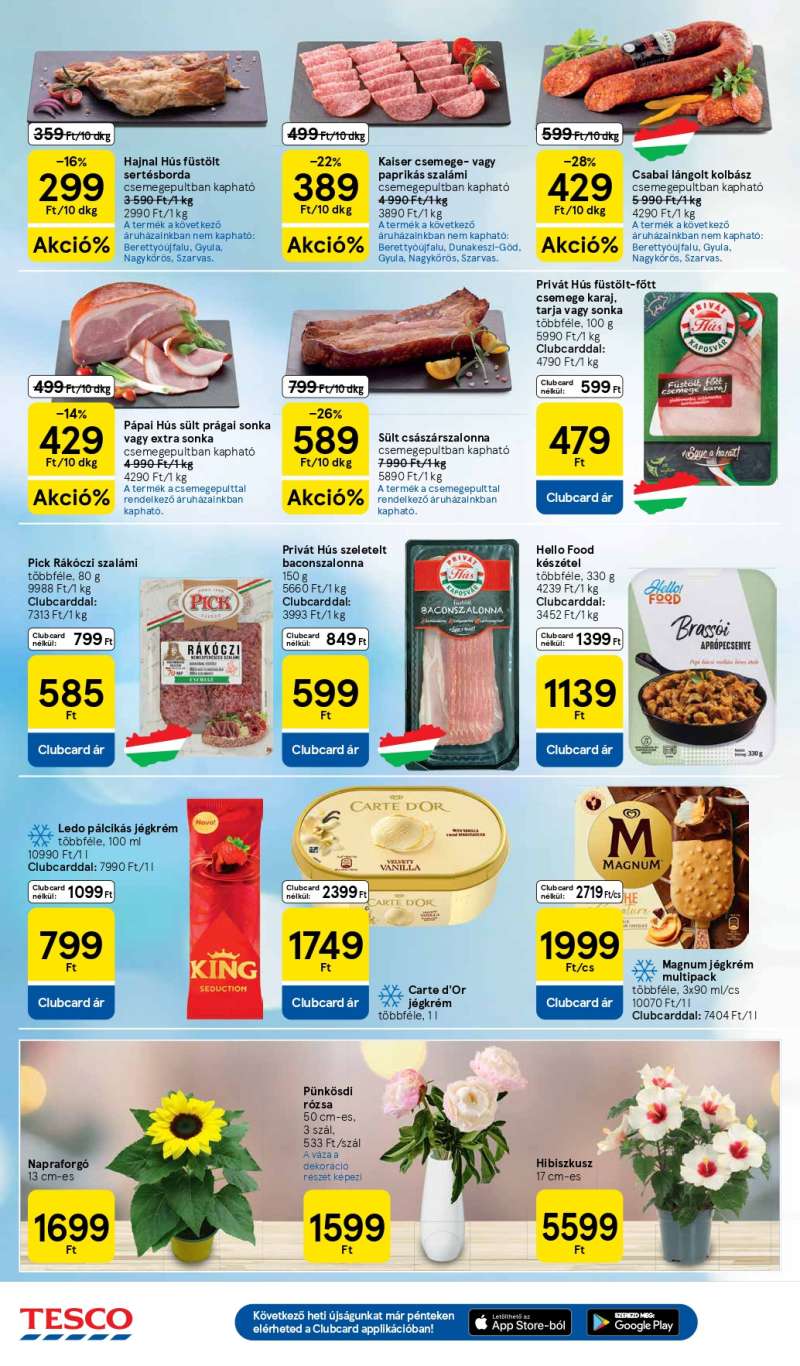 Tesco Akciós Újság 4 oldal