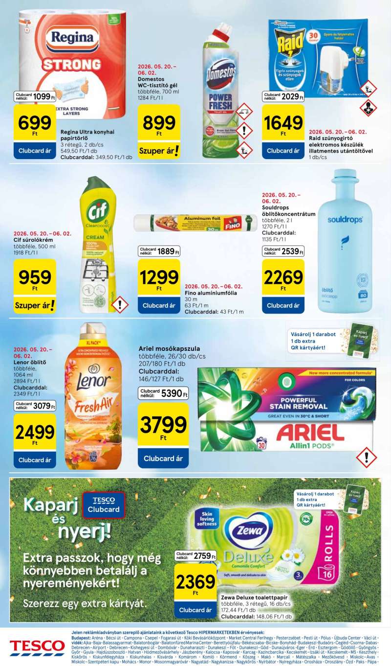 Tesco Akciós Újság Hipermarket 26 oldal