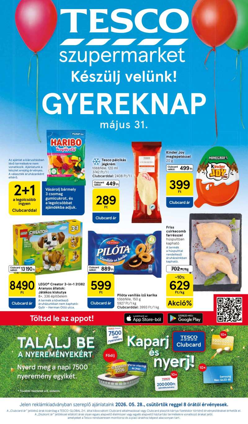 Tesco Akciós Újság Szupermarket 1 oldal
