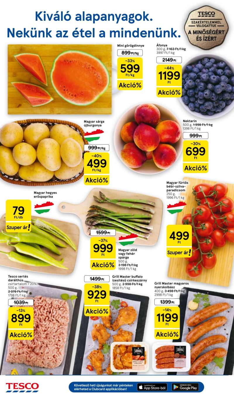 Tesco Akciós Újság Szupermarket 2 oldal