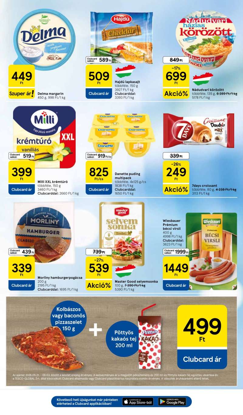 Tesco Akciós Újság Szupermarket 3 oldal