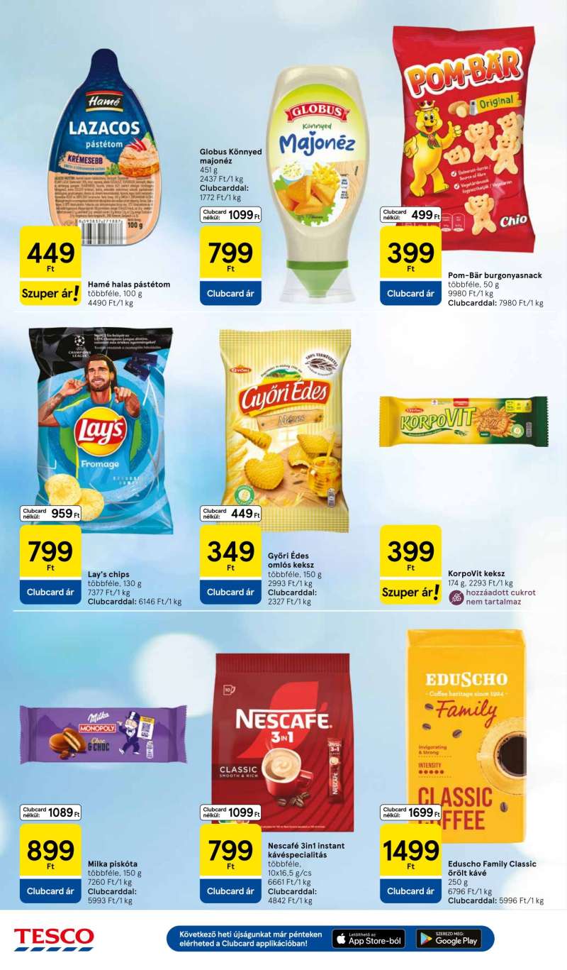 Tesco Akciós Újság Szupermarket 4 oldal