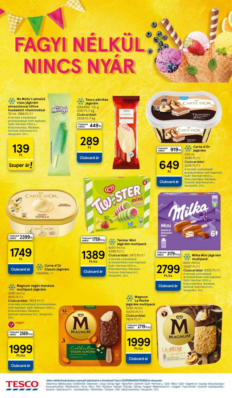 Tesco Akciós Újság Szupermarket 6 oldal
