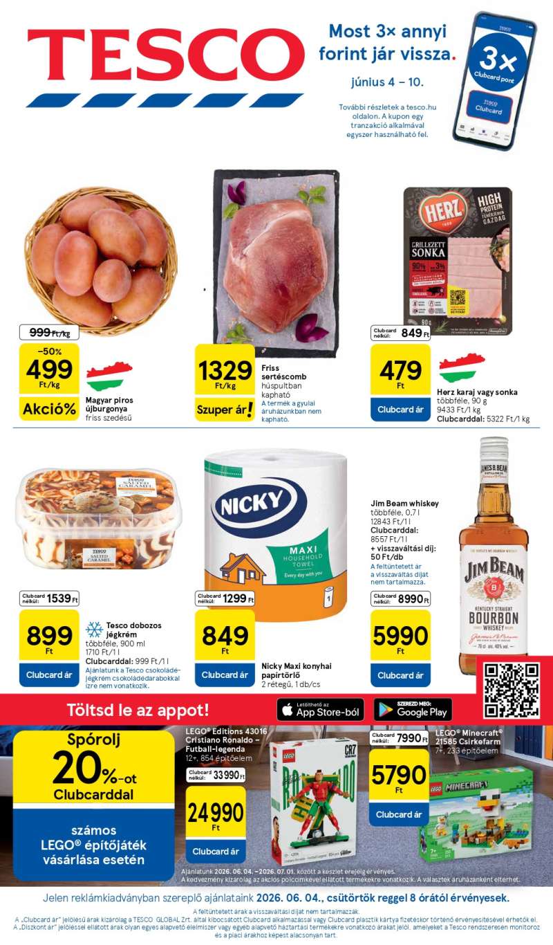 Tesco Akciós Újság Hipermarket 1 oldal