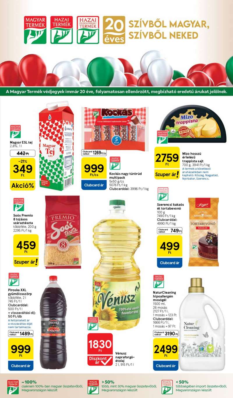 Tesco Akciós Újság Hipermarket 9 oldal