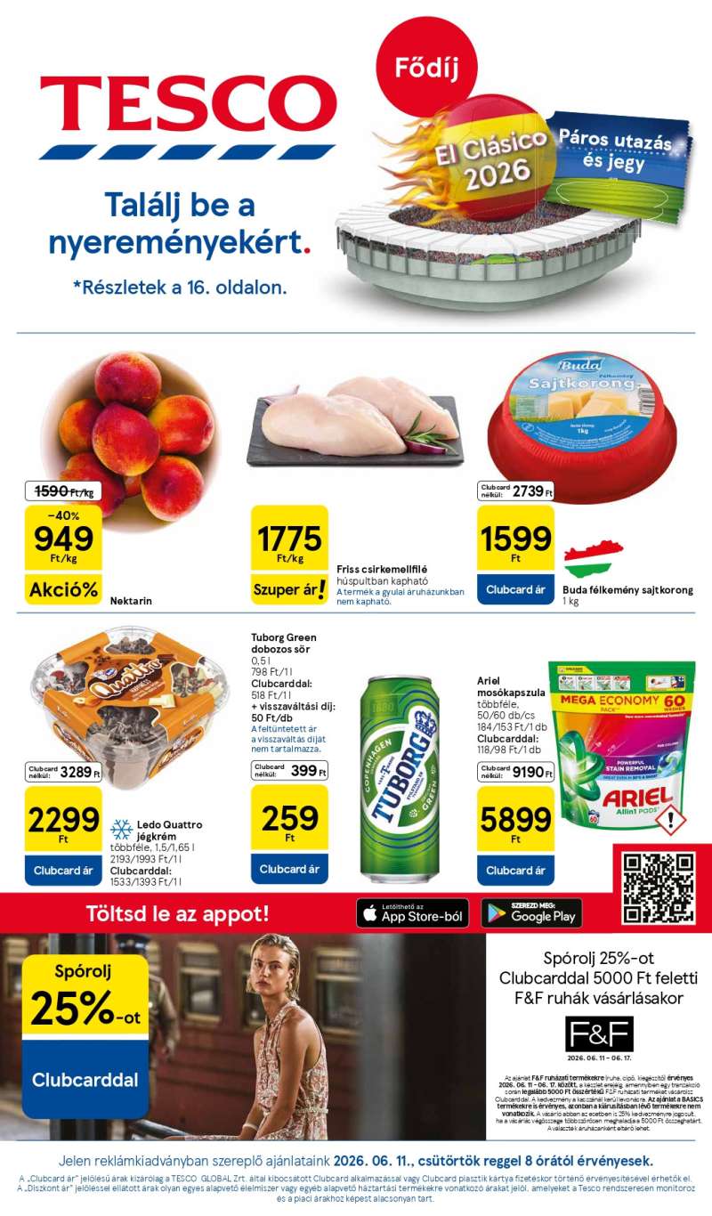 Tesco Hipermarket Akciós Újság 1 oldal
