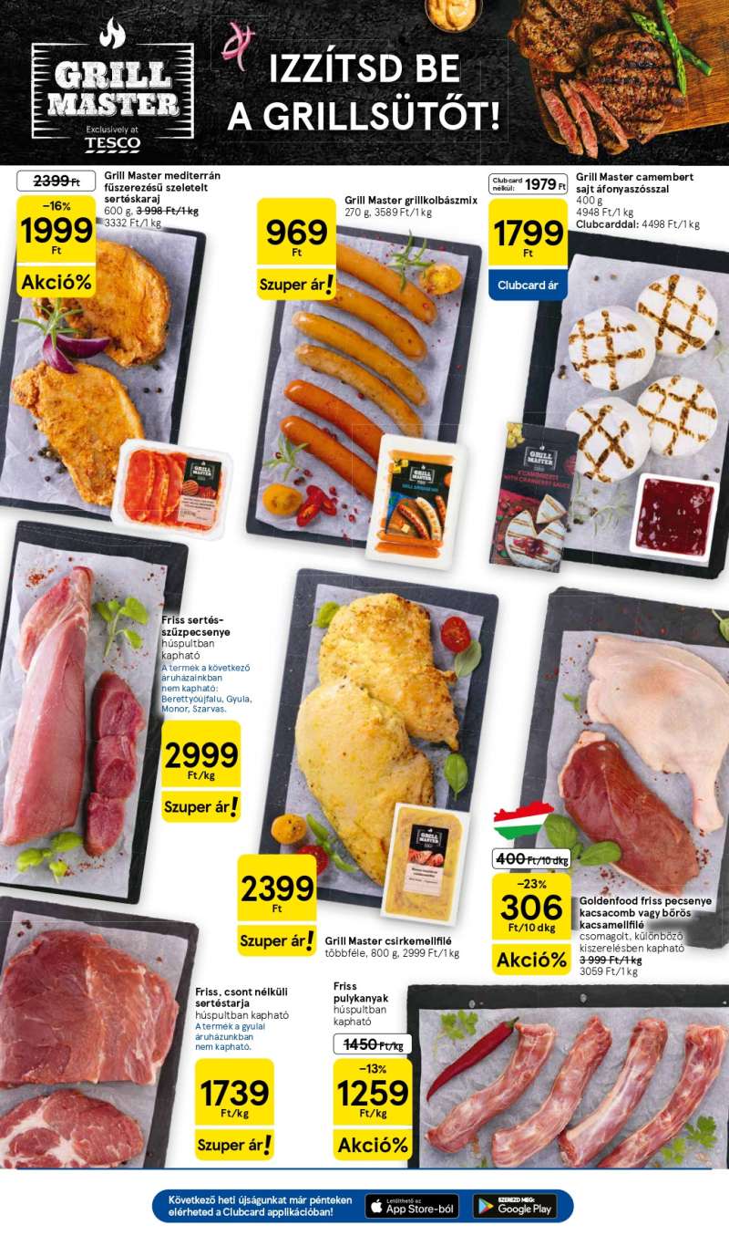 Tesco Hipermarket Akciós Újság 3 oldal