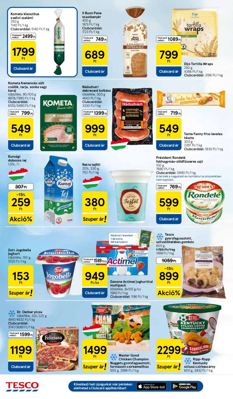 Tesco Hipermarket Akciós Újság 4 oldal