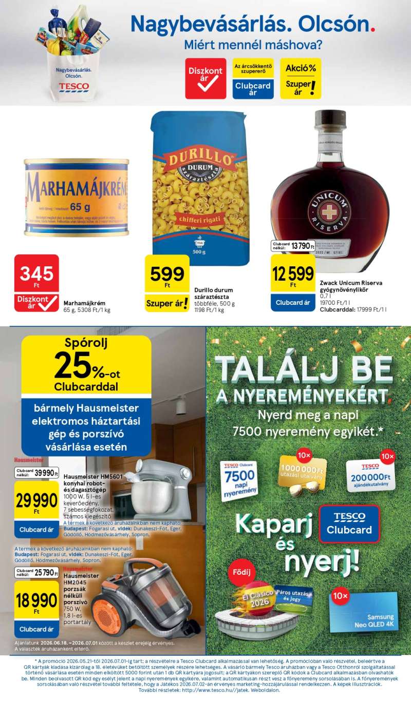 Tesco Akciós Újság 16 oldal