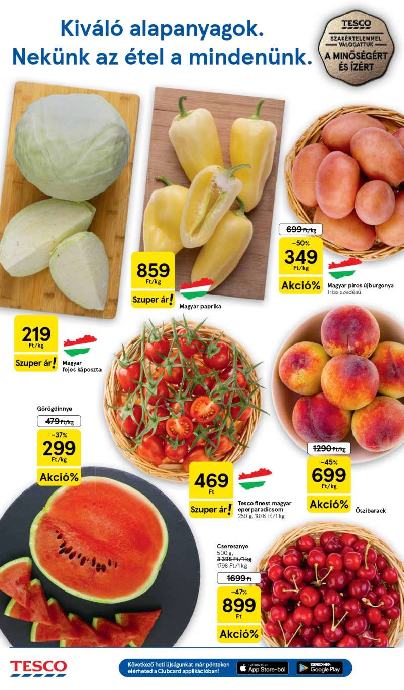Tesco Akciós Újság 2 oldal