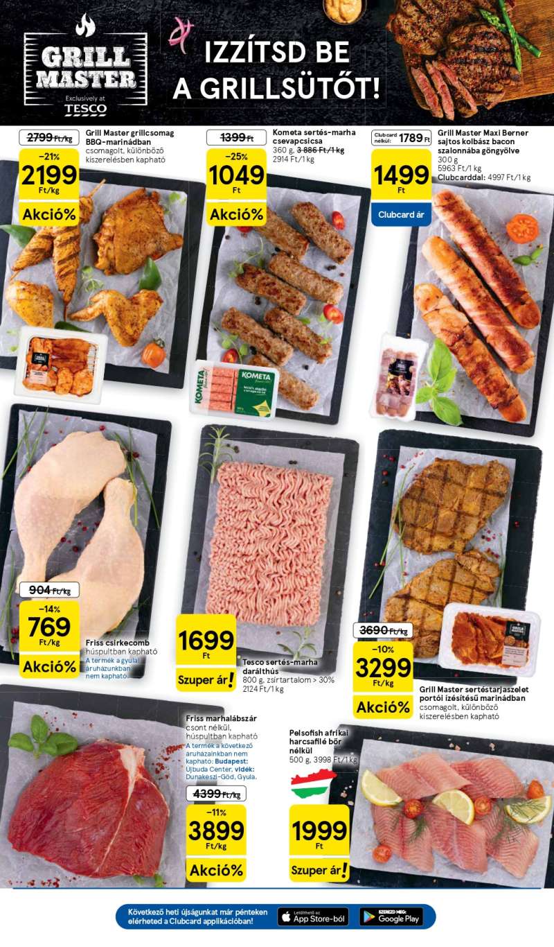 Tesco Akciós Újság 3 oldal