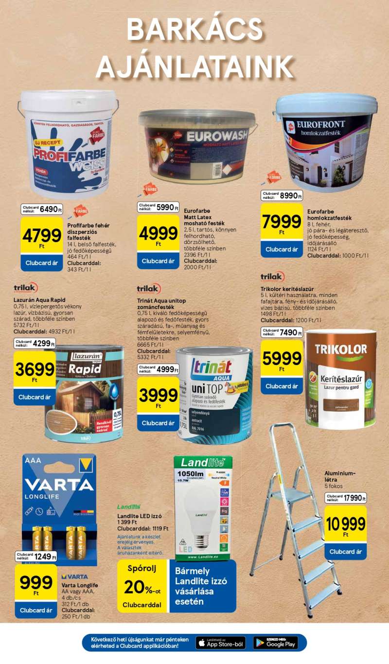 Tesco Akciós Újság 35 oldal