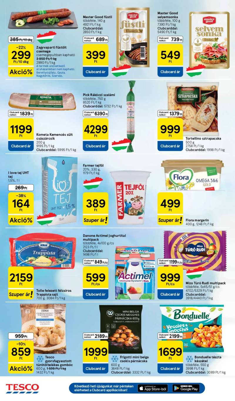 Tesco Akciós Újság 4 oldal