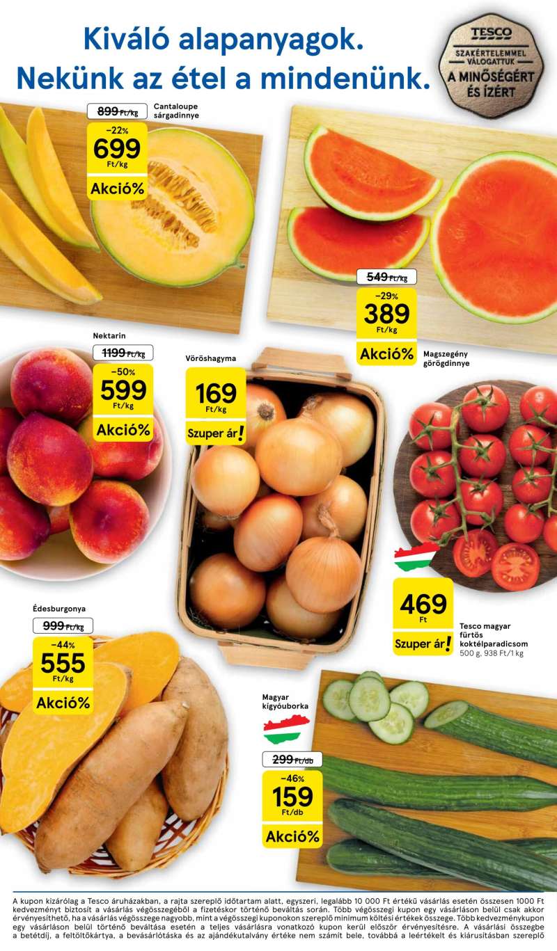 Tesco Akciós Újság 2 oldal